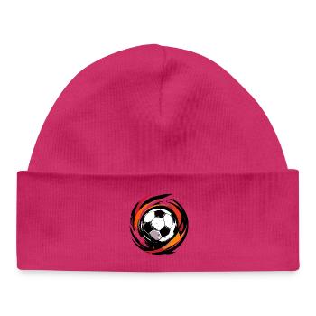 Couleurs tourbillonnantes Football Football Allemagne Couleurs - Bonnet bébé bio - blanc - Devant
