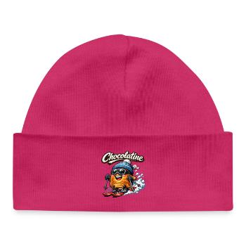 Chocolatine ski - Baby Organic Beanie - white - Front