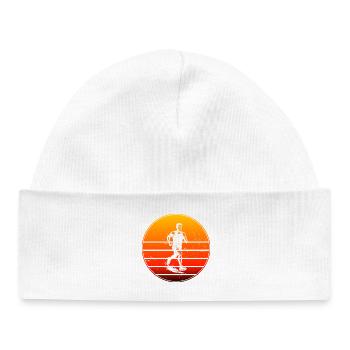 Motif emblématique de la course - Bonnet bébé bio - blanc - Devant