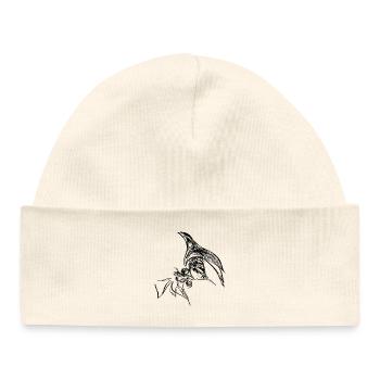 Creative Butterfly - Baby Organic Beanie - white - Front