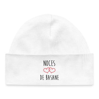 Sheepskin Wedding 31 years of marriage - Baby Organic Beanie - white - Front