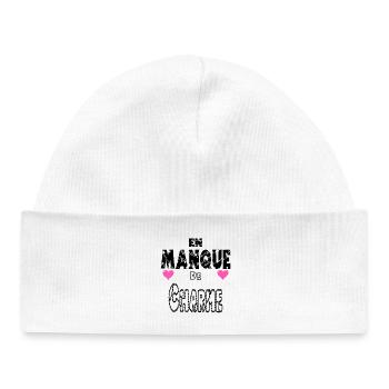 In Need of Charm - Baby Organic Beanie - white - Front