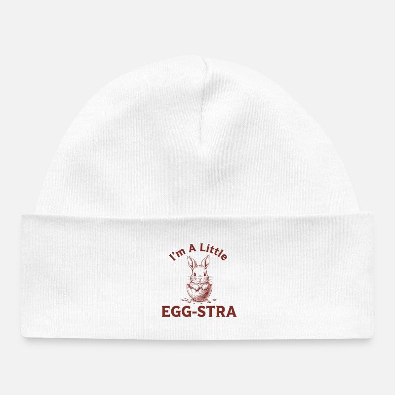 T-shirt Egg-STRA Bunny - Bonnet bébé bio - blanc