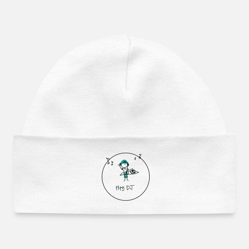 Djboy - Bonnet bébé bio - blanc