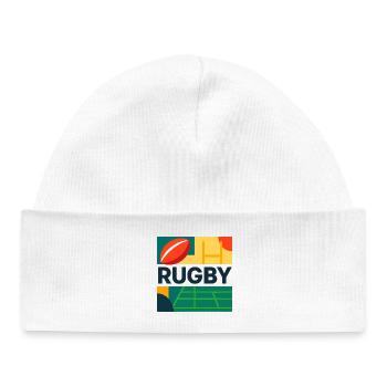 Rugby, Rugby sport, Rugby fan - Baby Organic Beanie - white - Front