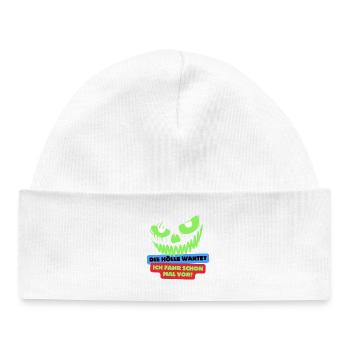 Biker - Baby Organic Mütze - Weiß - Vorne