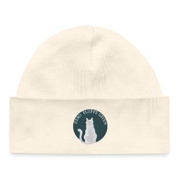 Aucun fluff donné – Chat par derrière avec de l’attitude - Bonnet bébé bio - blanc - Devant