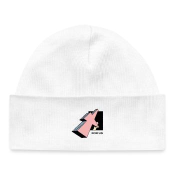 For Us - Baby Organic Beanie - white - Front
