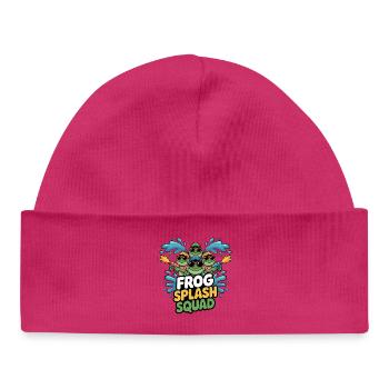 Frog Splash Squad Frog Crew - Baby Organic Beanie - white - Front