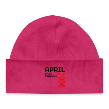 21st Birthday 2006 April - Baby Organic Beanie - white - Front