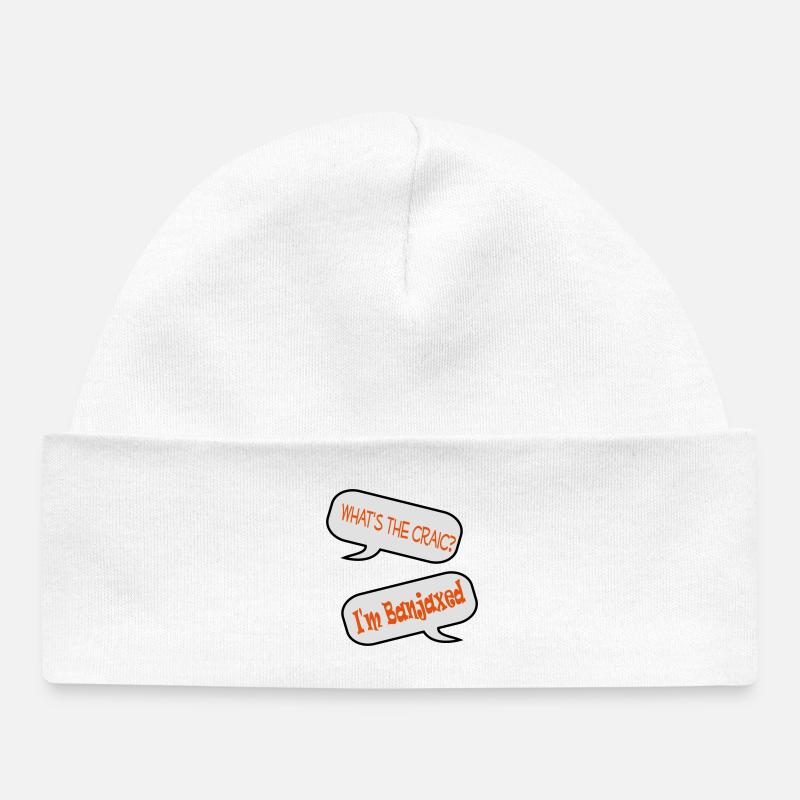 C’est quoi le délire ? Je suis défoncé - Bonnet bébé bio - blanc
