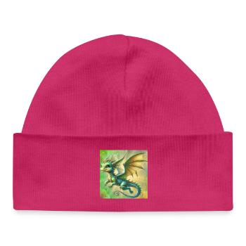 dragon - Baby Organic Beanie - white - Front