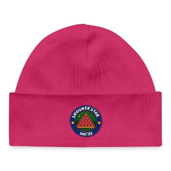 Snooker Star Triangle 147/22 - Baby Organic Beanie - white - Front
