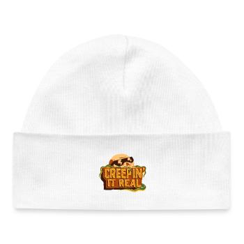 Ça rampe vraiment. - Bonnet bébé bio - blanc - Devant