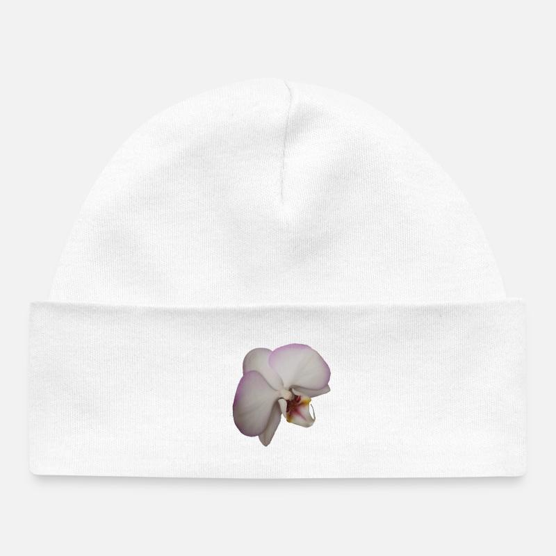 Elegant_Pale_Lavender_Phalaenopsis_Moth_Orchid - Bonnet bébé bio - blanc