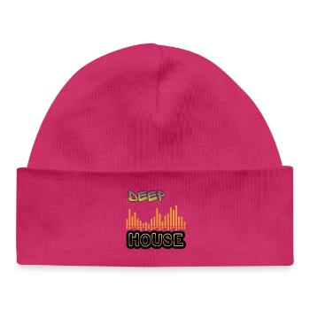 Maison profonde. - Bonnet bébé bio - blanc - Devant