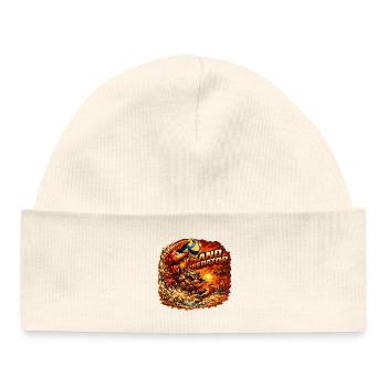 Sand Predator attack - Baby Organic Beanie - white - Front