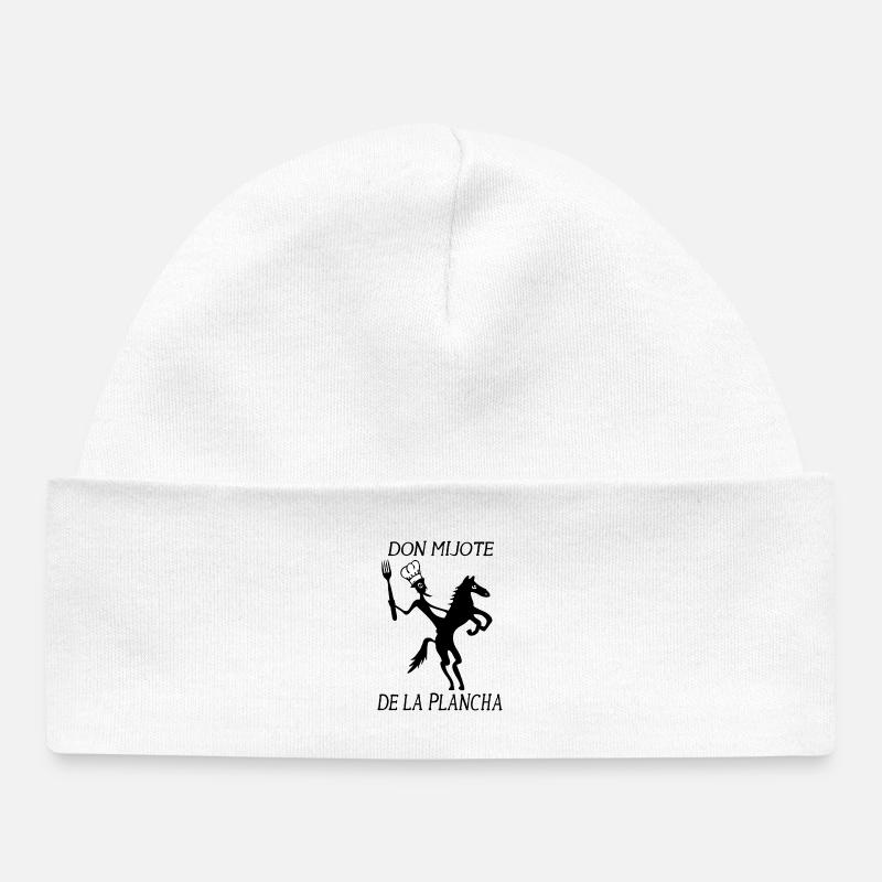 Don Mijote De La Plancha ! - Bonnet bébé bio - blanc