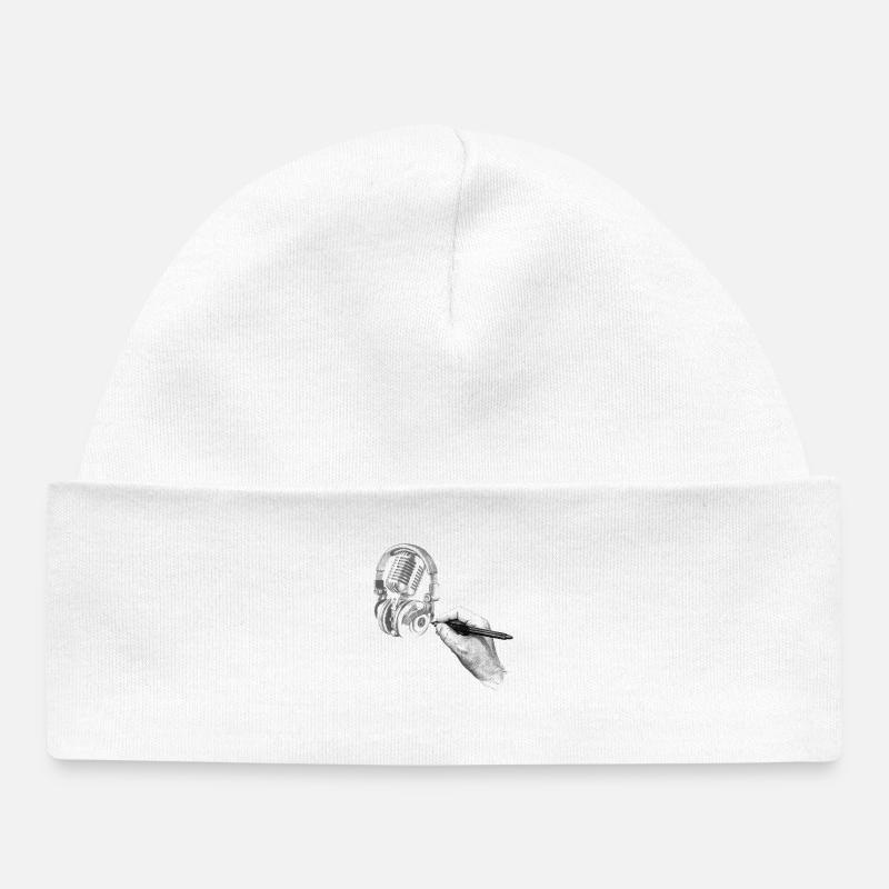 Art - Bonnet bébé bio - blanc