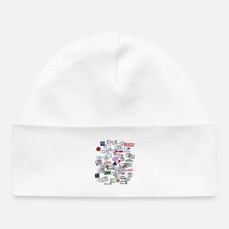 Globetrotter II - Bonnet bébé bio - blanc