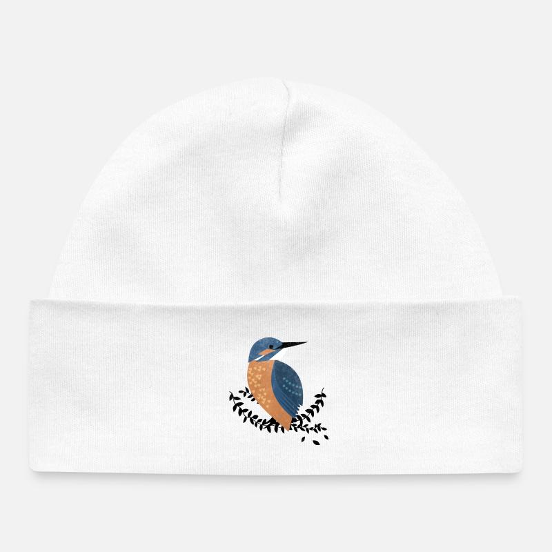 Oiseau de glace - Bonnet bébé bio - blanc