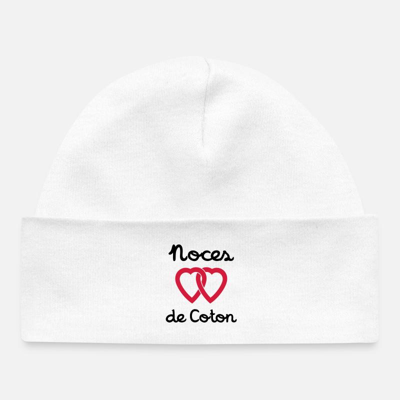 Noces de Coton - Bonnet bébé bio - blanc