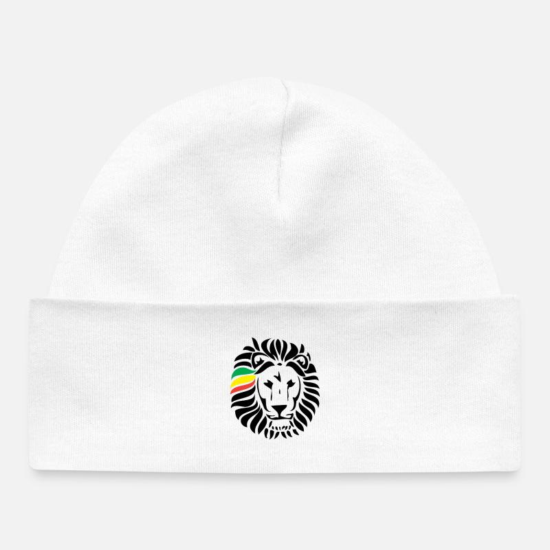 Lion Lion - Bonnet bébé bio - blanc