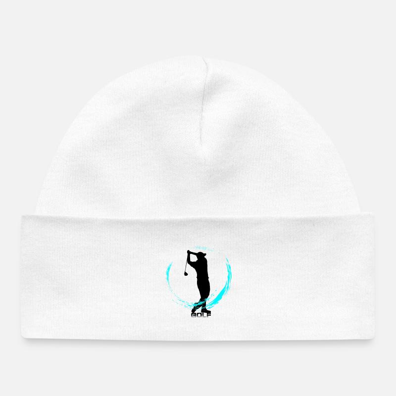 le golf - Bonnet bébé bio - blanc