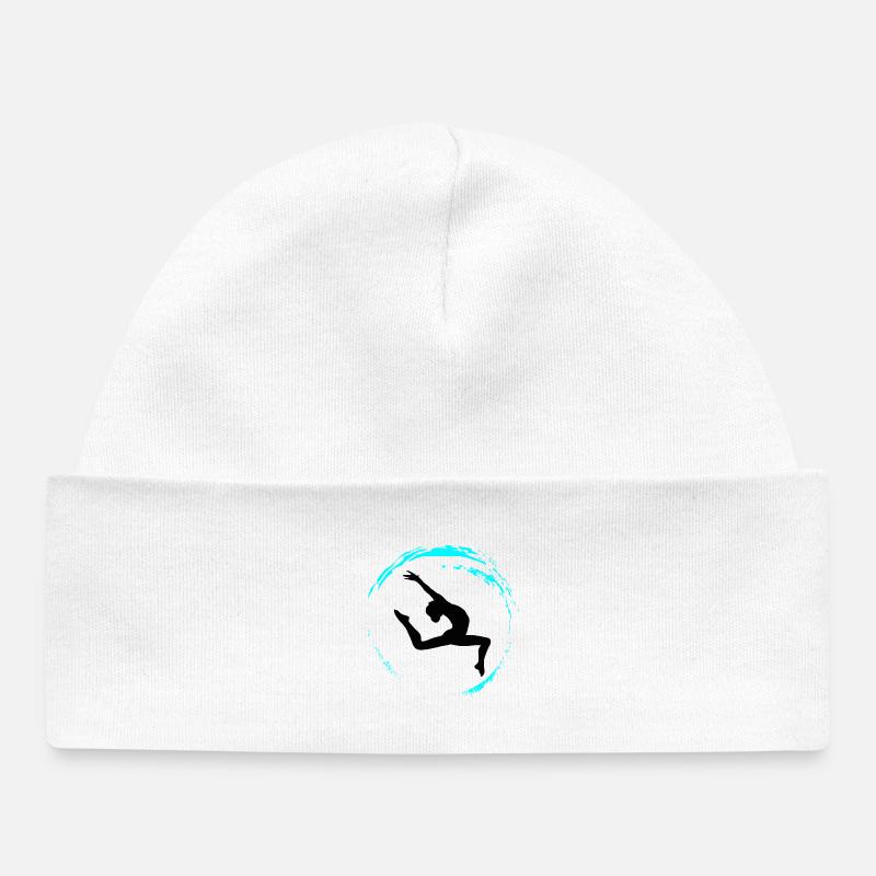 Gymnastique rythmique - Bonnet bébé bio - blanc