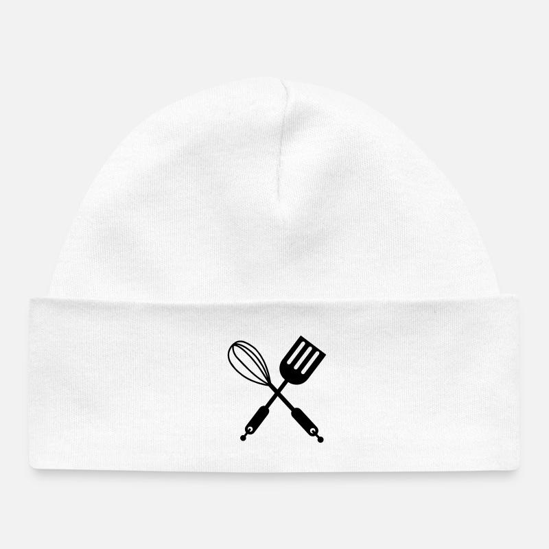 Ustensiles de cuisine - Bonnet bébé bio - blanc