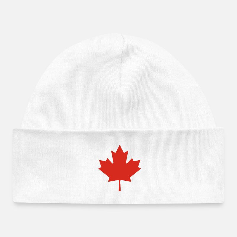 Montrez vos couleurs – Canada - Bonnet bébé bio - blanc