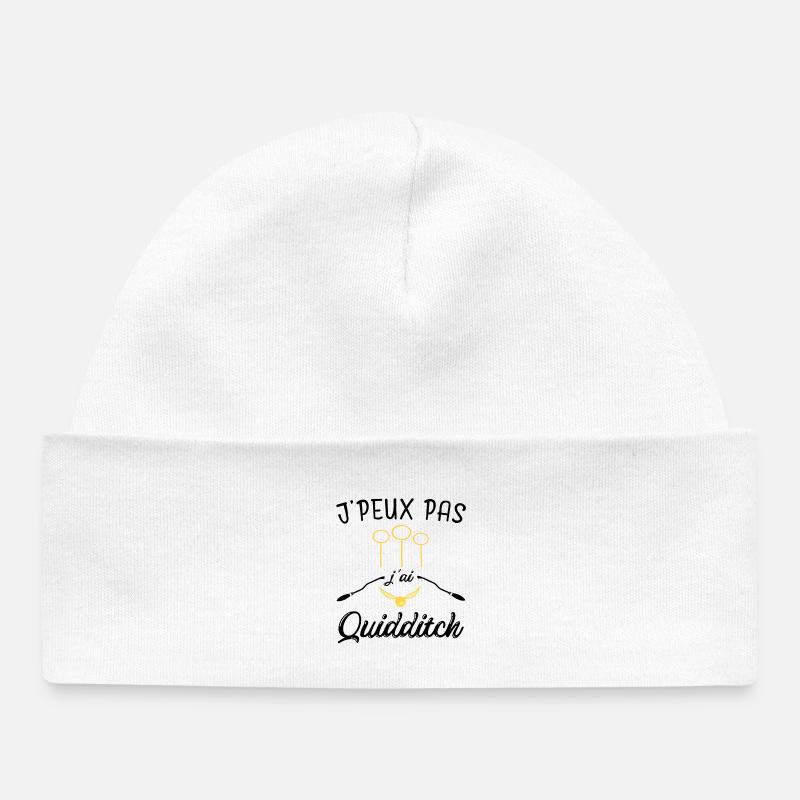 j'peux pas j ai quidditch - Bonnet bébé bio - blanc