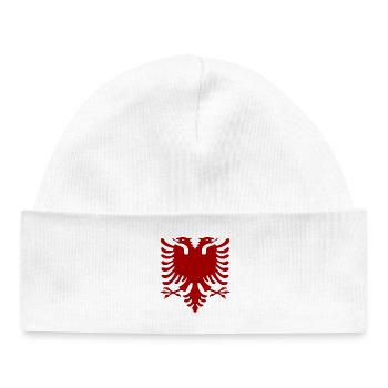 Albanischer Adler - Baby Organic Mütze - Weiß - Vorne