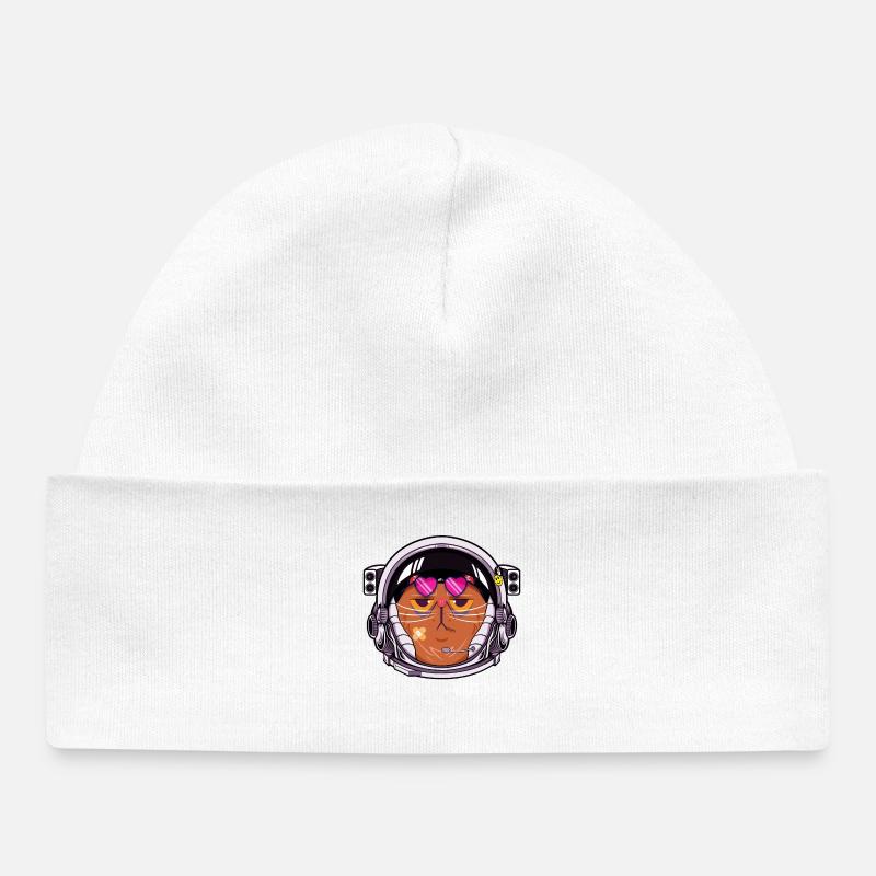 Cosmocat - Bonnet bébé bio - blanc