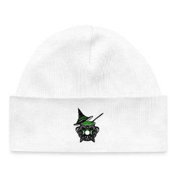 Hexenkessel Hexenhut Hexen Walpurgisnacht - Baby Organic Mütze - Weiß - Vorne