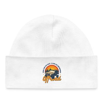OFF-ROAD - Baby Organic Beanie - white - Front