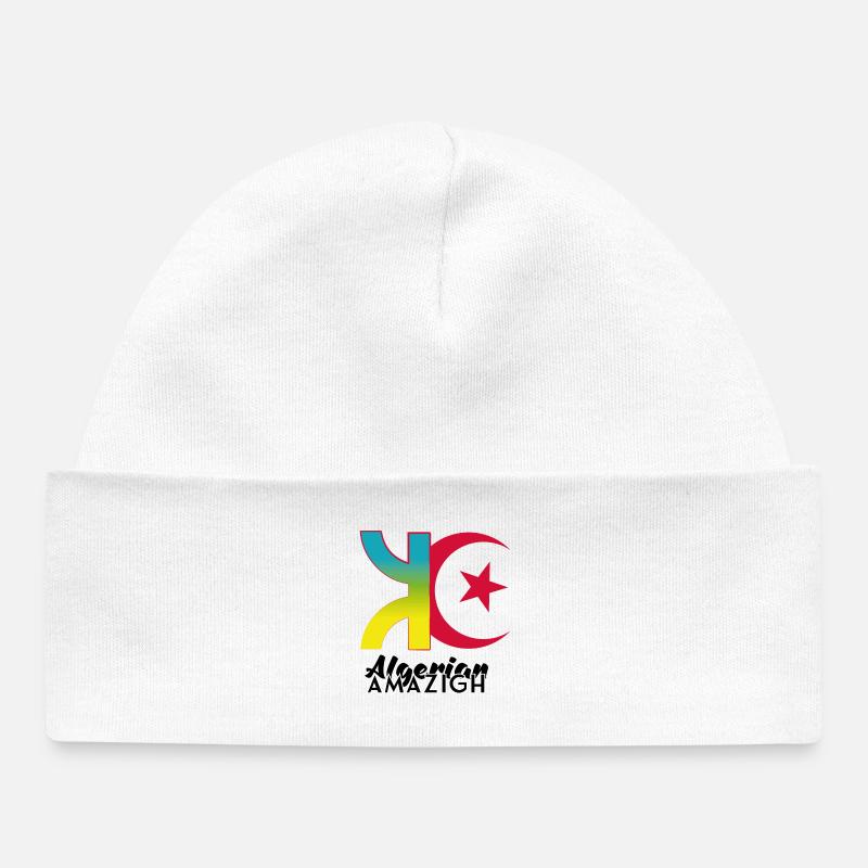 algerian amazigh - Bonnet bébé bio - blanc