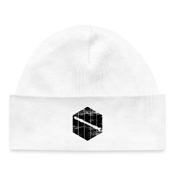 Flûte - Bonnet bébé bio - blanc - Devant