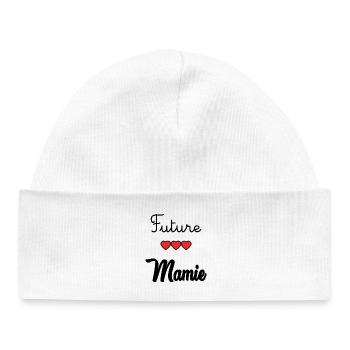 FUTURE GRANNY - Baby Organic Beanie - white - Front