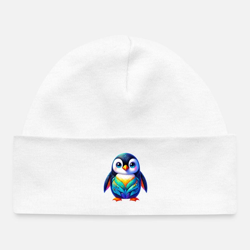 Pingouin - Bonnet bébé bio - blanc