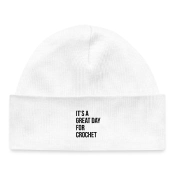 Crochet - Baby Organic Beanie - white - Front