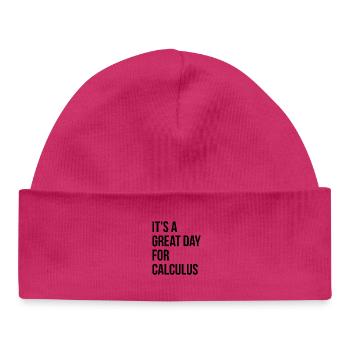 calcul - Bonnet bébé bio - blanc - Devant