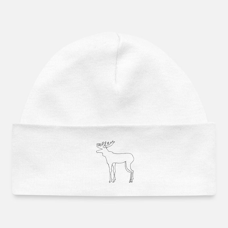 Élan - Bonnet bébé bio - blanc