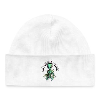 Not of This Earth: Bold and Unique Alien - Baby Organic Beanie - white - Front
