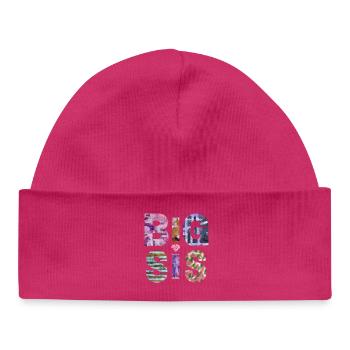 BIG SIS II- Sister - Big Sister - Partner Look - Baby Organic Beanie - white - Front