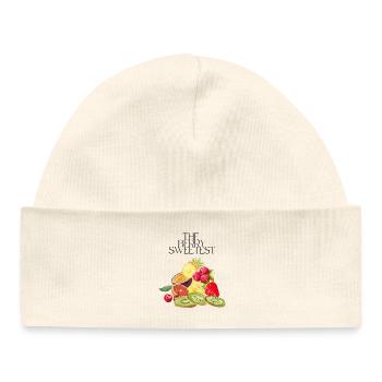 The Berry Sweetest – Variété fruitée et saine - Bonnet bébé bio - blanc - Devant