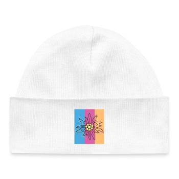 Edelweiss. - Baby Organic Beanie - white - Front