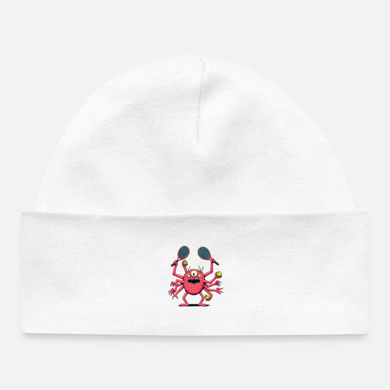 Titanic créature du tennis - Bonnet bébé bio - blanc