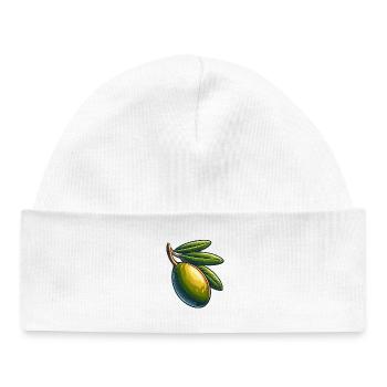 Olivie Stylized for Custom Sewing - Baby Organic Beanie - white - Front