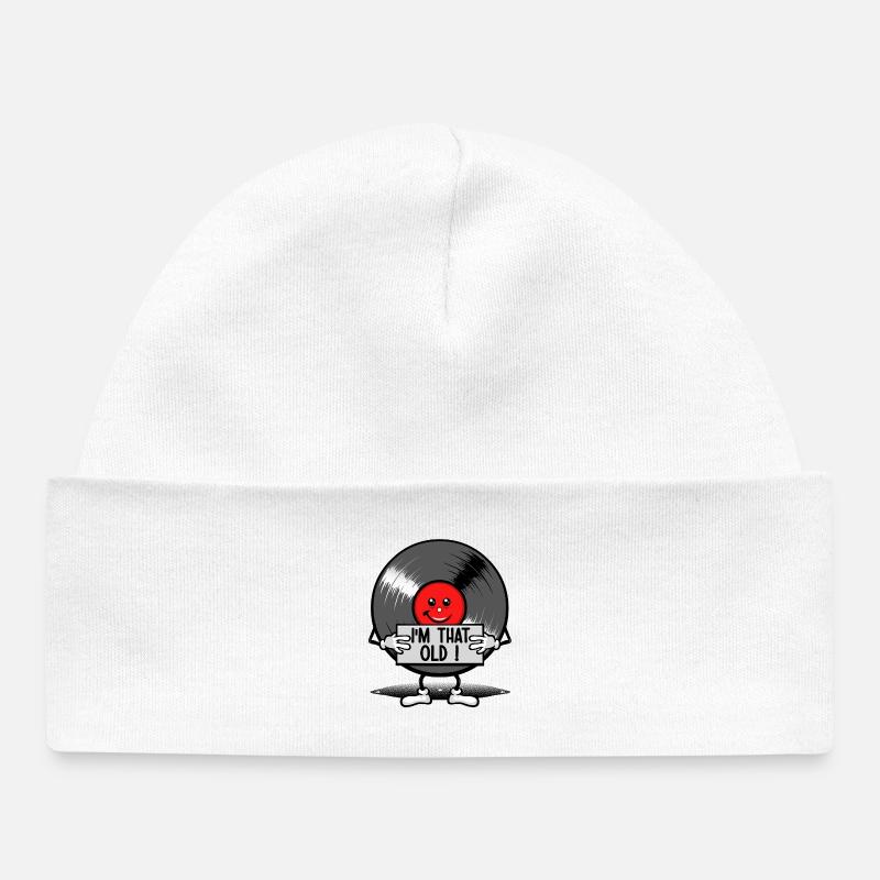 Aussi vieux qu’un record - Bonnet bébé bio - blanc